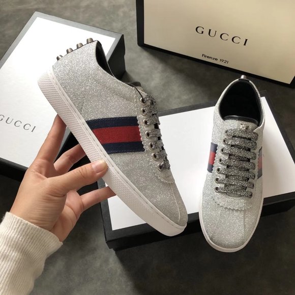 newgUCCI LEATHER CASUAL SHOES FOR WOMEN